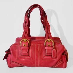 Coach Cherry Red Satchel